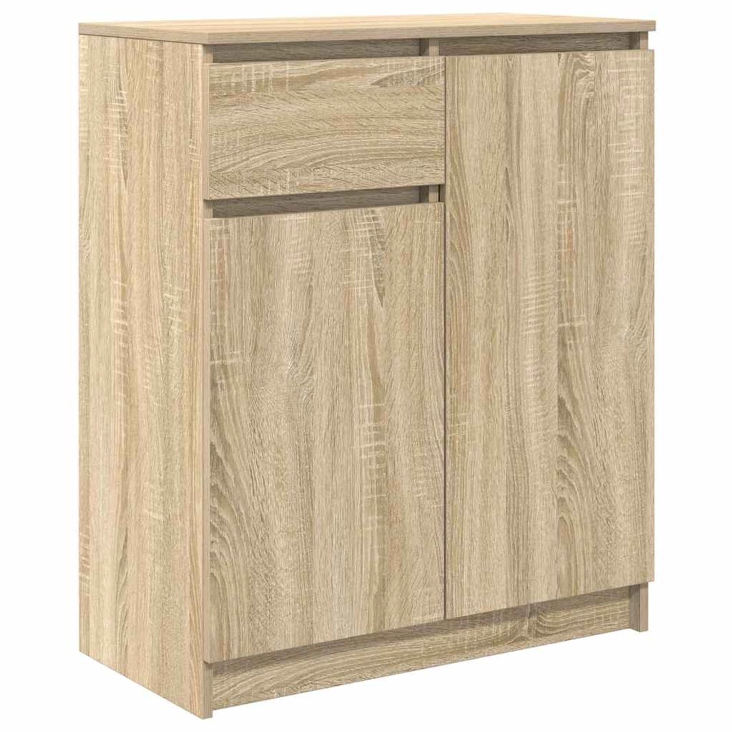 vidaXL Sideboard mit Schublade Sonoma-Eiche 71x35x84 cm Holzwerkstoff 86159 günstig online kaufen