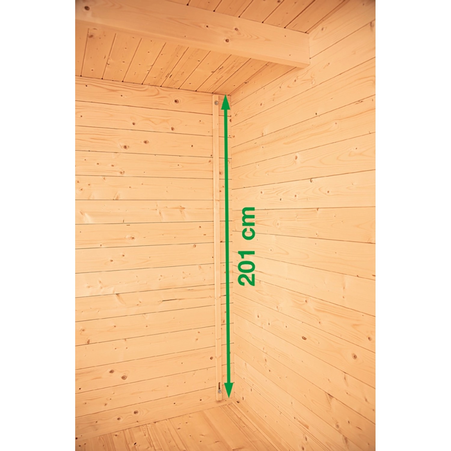 Wolff Finnhaus Holz-Gartenhaus Pulti 34-B Natur BxT: 300 Cm X 240 Cm ...