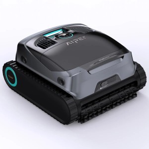 Aiper Scuba X1 Pro Poolroboter mit Akku, App-Steuerung und Anti-Fall Sensoren.