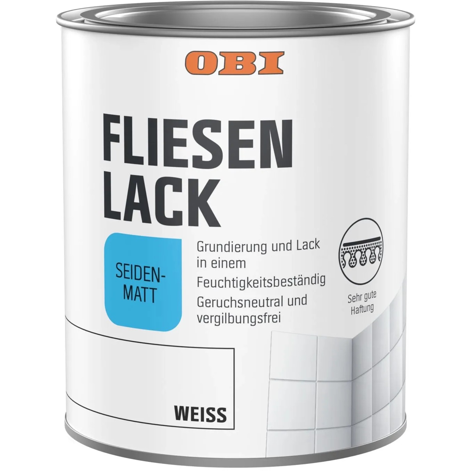 OBI Fliesenlack Weiß Seidenmatt 750 ml günstig online kaufen