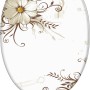 SANILO WC Sitz mit Absenkautomatik Top Fix Flower