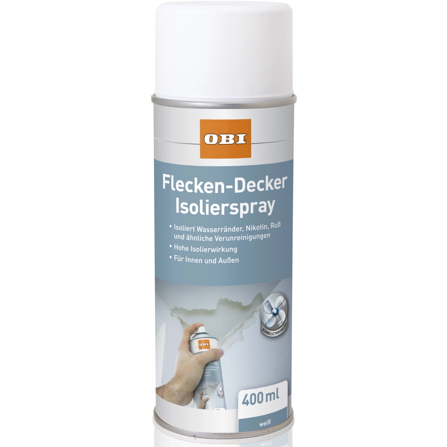 OBI Flecken-Decker Isolierspray Weiß matt 400 ml