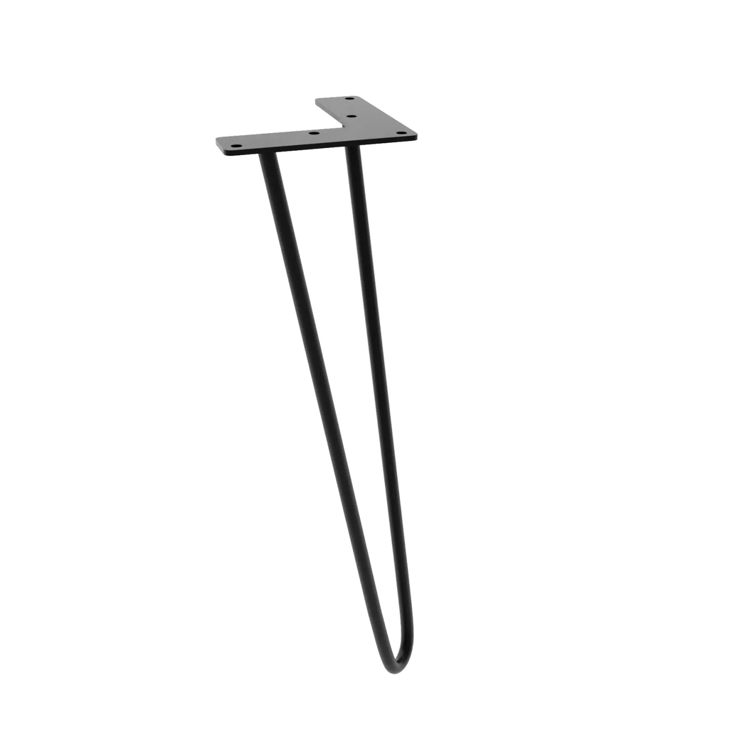 HEVVA Couchtischbein NEAPEL 40 cm Hoch 1 Stück Schwarz