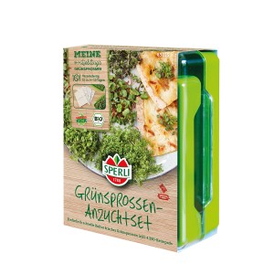 Sperli Grünsprossen-Anzuchtset MicroGreen Starter-Set mit Samenpads für einfache Sprossenanzucht.