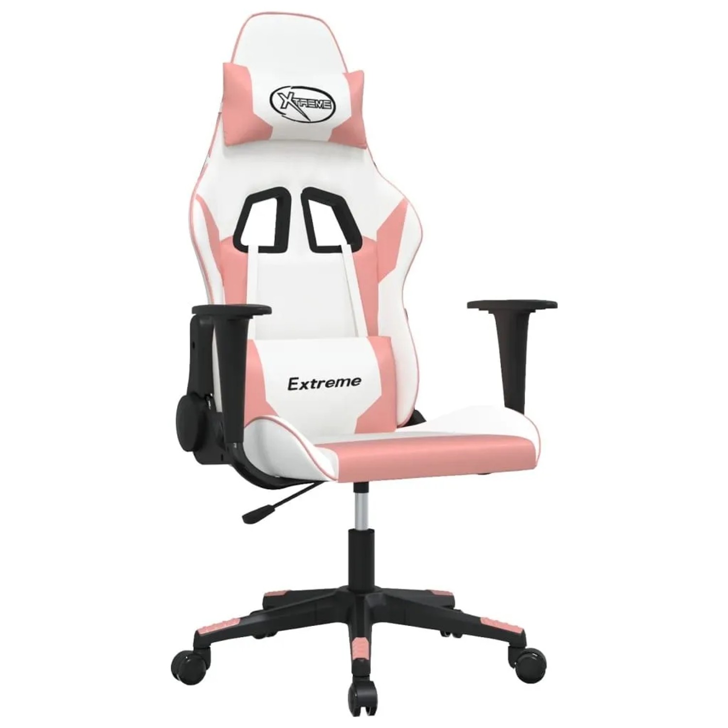 vidaXL Gaming-Stuhl Weiß und Rosa Kunstleder 3143696 günstig online kaufen