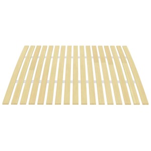 vidaXL Lattenrost 120x200 cm mit 17 Latten aus Pappelholz für Betten.
