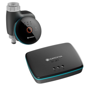 Gardena Smart Water Control mit Gateway für smarte Gartenbewässerung.