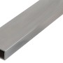 Rechteckiges Alu Profil, 20x50x1000 mm, naturfarben. Aluminium Rohr für vielfältige Anwendungen.