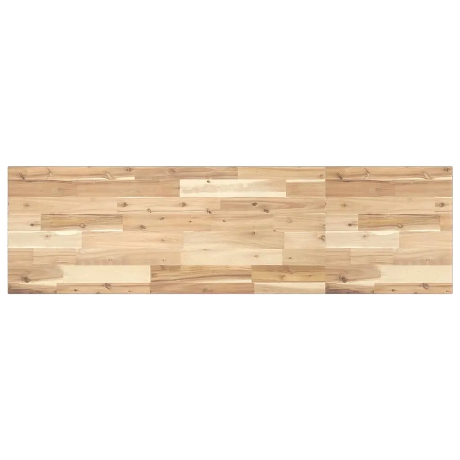 vidaXL Schweberegal 140x40x2 cm Massivholz Akazie Unbehandelt 3279407