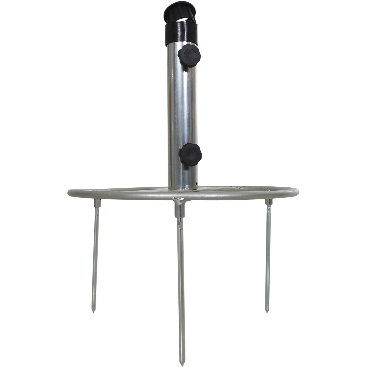 Siena Garden Rasendorn Universal für Schirmstöcke (Ø 32-48mm) aus Metall mit drei Erdspießen.