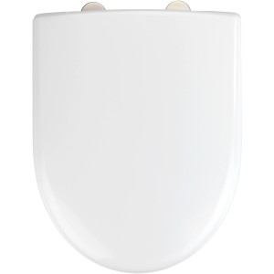 Wenko WC-Sitz Exclusive, passend für Geberit Renova 1, aus Duroplast, weiß.