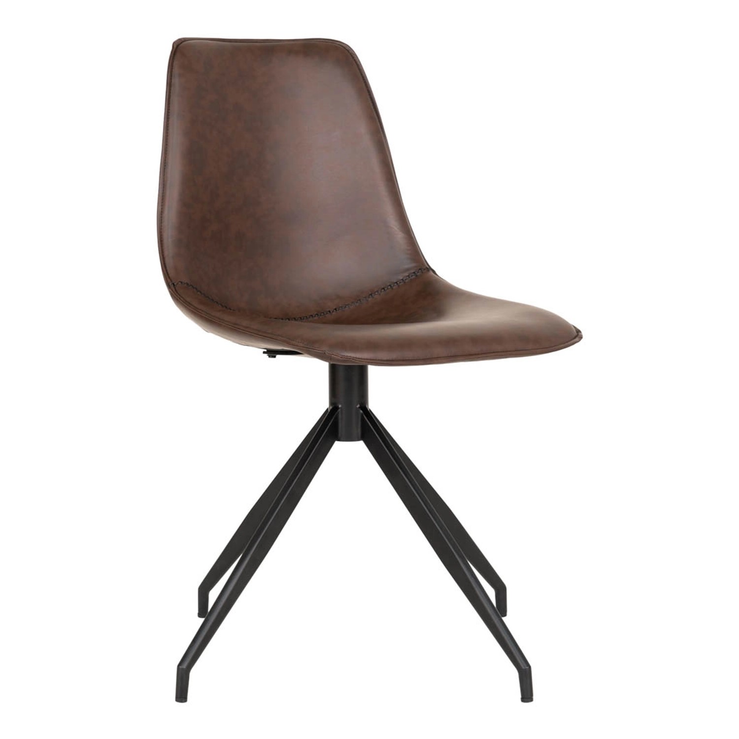 ebuy24 Monaco Esszimmerstuhl PU Kunstleder Braun günstig online kaufen