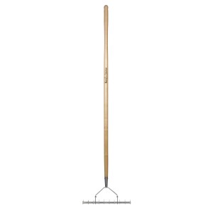 Kent & Stowe Vertikutierrechen mit Eschenholzstiel (154 cm) für die Rasenpflege.