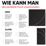Anleitung: Feuerfeste Unterlage zuschneiden für Grill, Lagerfeuer. Schritt-für-Schritt Anleitung für Kreis und Ellipse.
