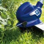 LUX Rasentrimmer im Einsatz: Schneidet Gras und Unkraut präzise. Zubehör für Rasentrimmer & Sensen.