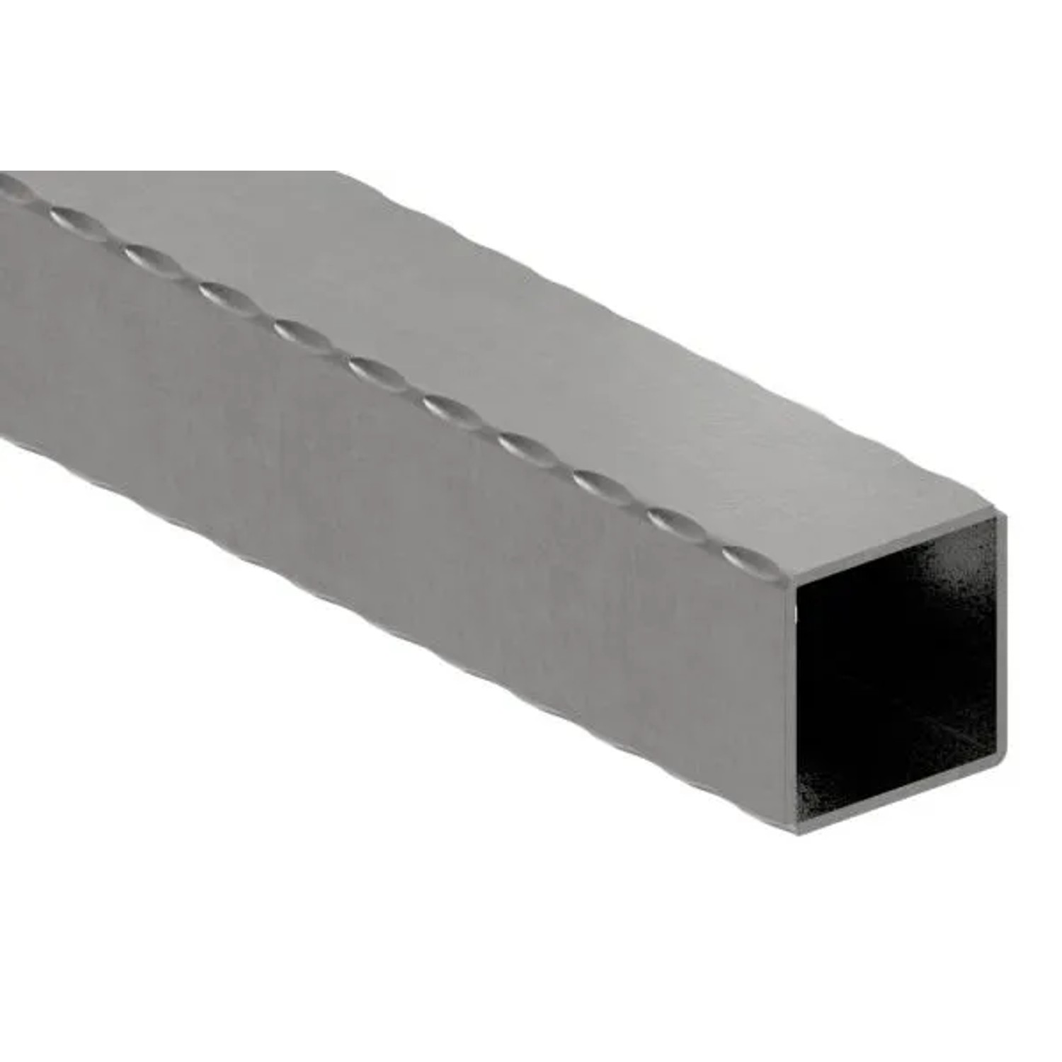 FeNau Quadratrohr Gehämmert 50x50x2,5 mm 6000 mm Stahl S235JR Roh