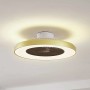 Lindby LED Deckenventilator mit Lampe Teleo 10022132 Dimmbar Leselampe Modern in Gold Messing 1-flammig Wohnzimmerleuchte_2