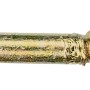 Gelb verzinkte LUX Spanplattenschraube 4x50 mm mit TX-Antrieb, Senkkopf und Teilgewinde.