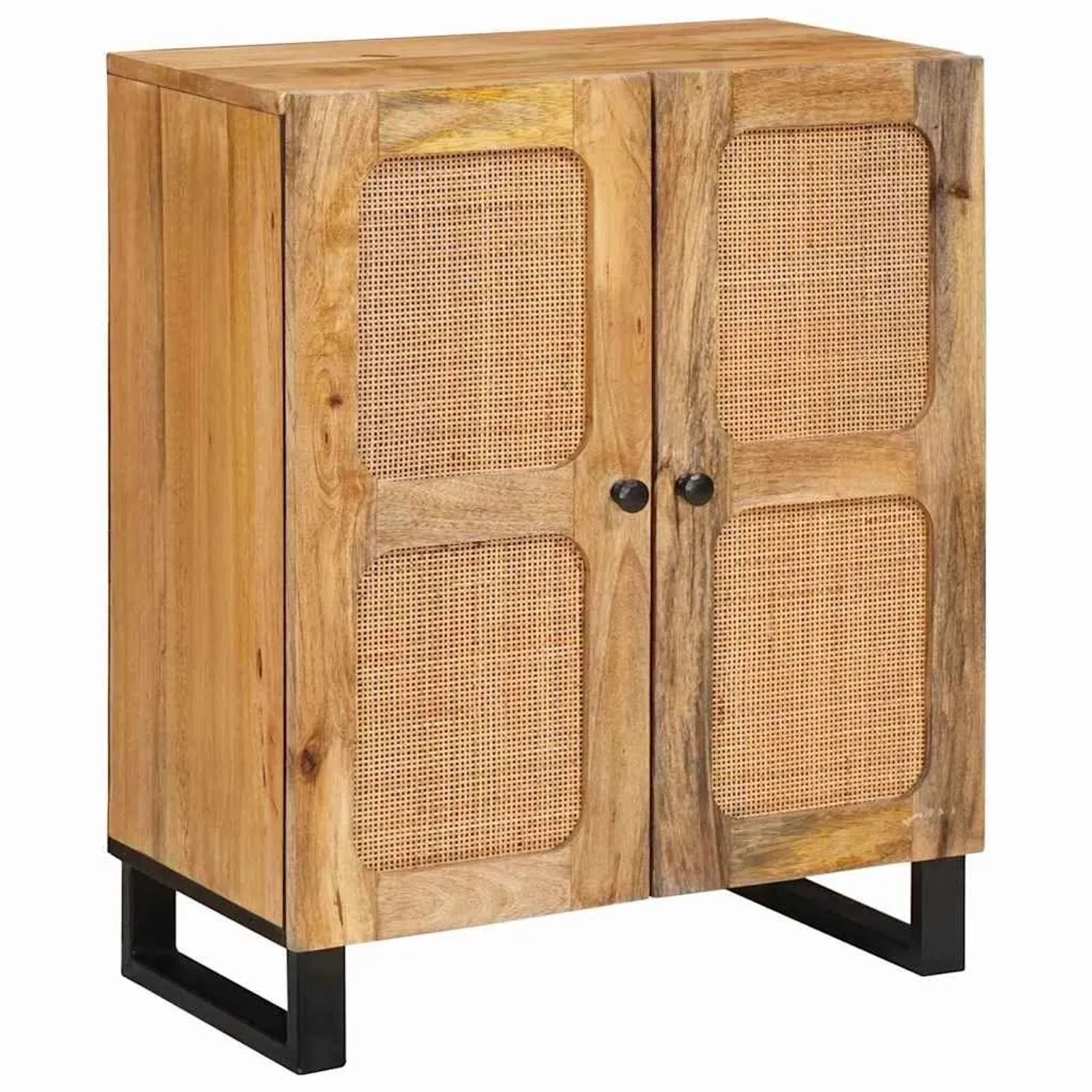 vidaXL Sideboard Braun 60 x 33 x 75 cm Massivholz Mango 4018046 günstig online kaufen