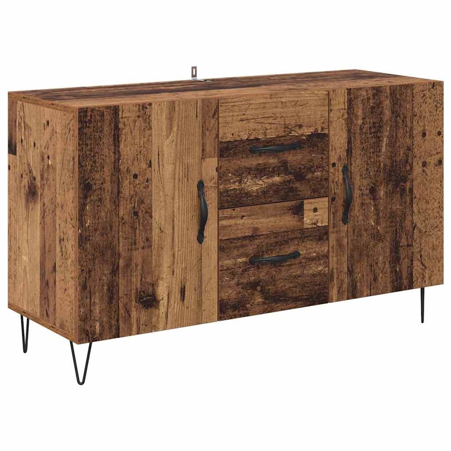 vidaXL Sideboard mit Schubladen Altholz 100 x 36 x 60 cm Holzwerkstoff 882469