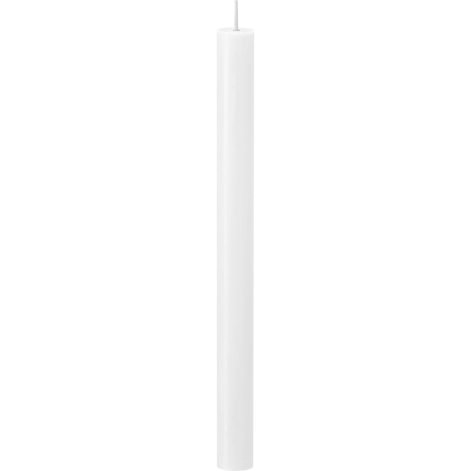 Bolsius Rustik-Kerze Shine Ø 2,3 cm x 27 cm Wolkiges Weiß