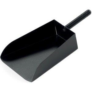 Lienbacher Schaufel, schwarz beschichtet, für Kamin und Ofen.