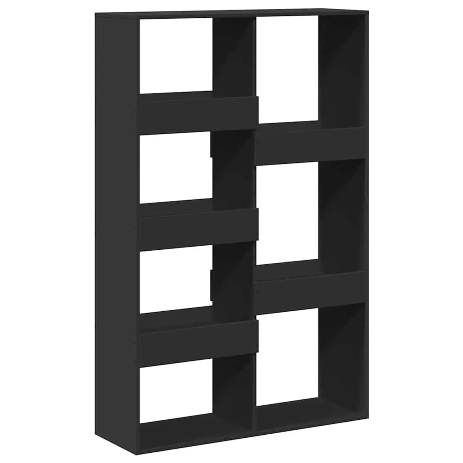 vidaXL Raumteiler Schwarz 100x33x155,5 cm Holzwerkstoff 3309565