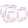 vidaXL Couchtische 3 Stk Betongrau Holzwerkstoff 816492_9