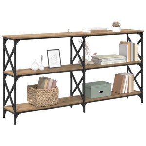vidaXL Konsolentisch Artisan-Eiche 156 x 28 x 80,5 cm Holzwerkstoff 882785