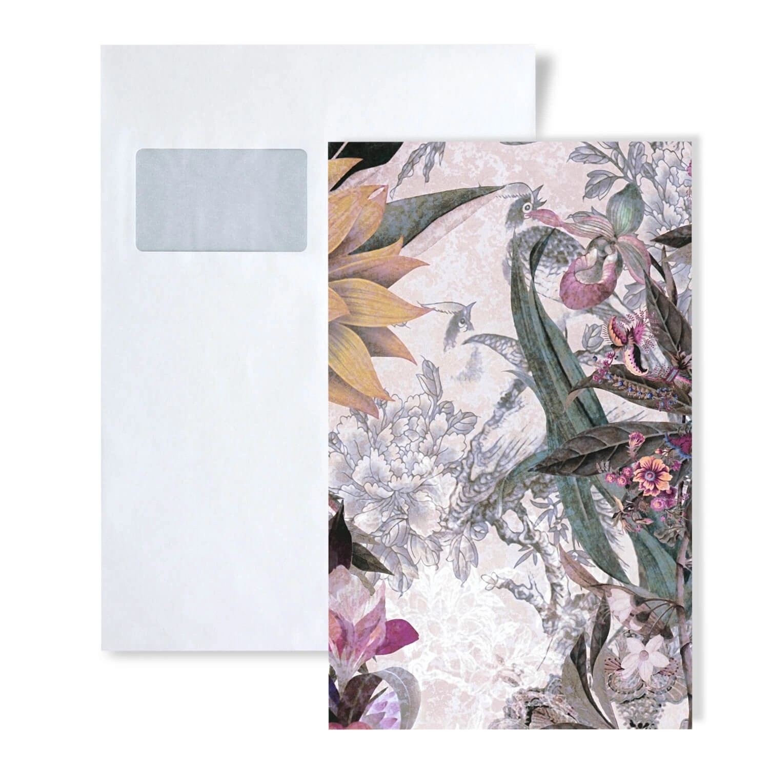 PROFHOME 1 MUSTERSTÜCK S-381775-GU DIN A4 MUSTER der Floralen Tapete günstig online kaufen