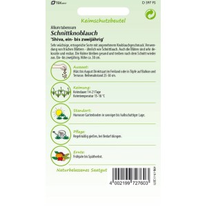 SAMEN PFANN Schnittknoblauch Shiva