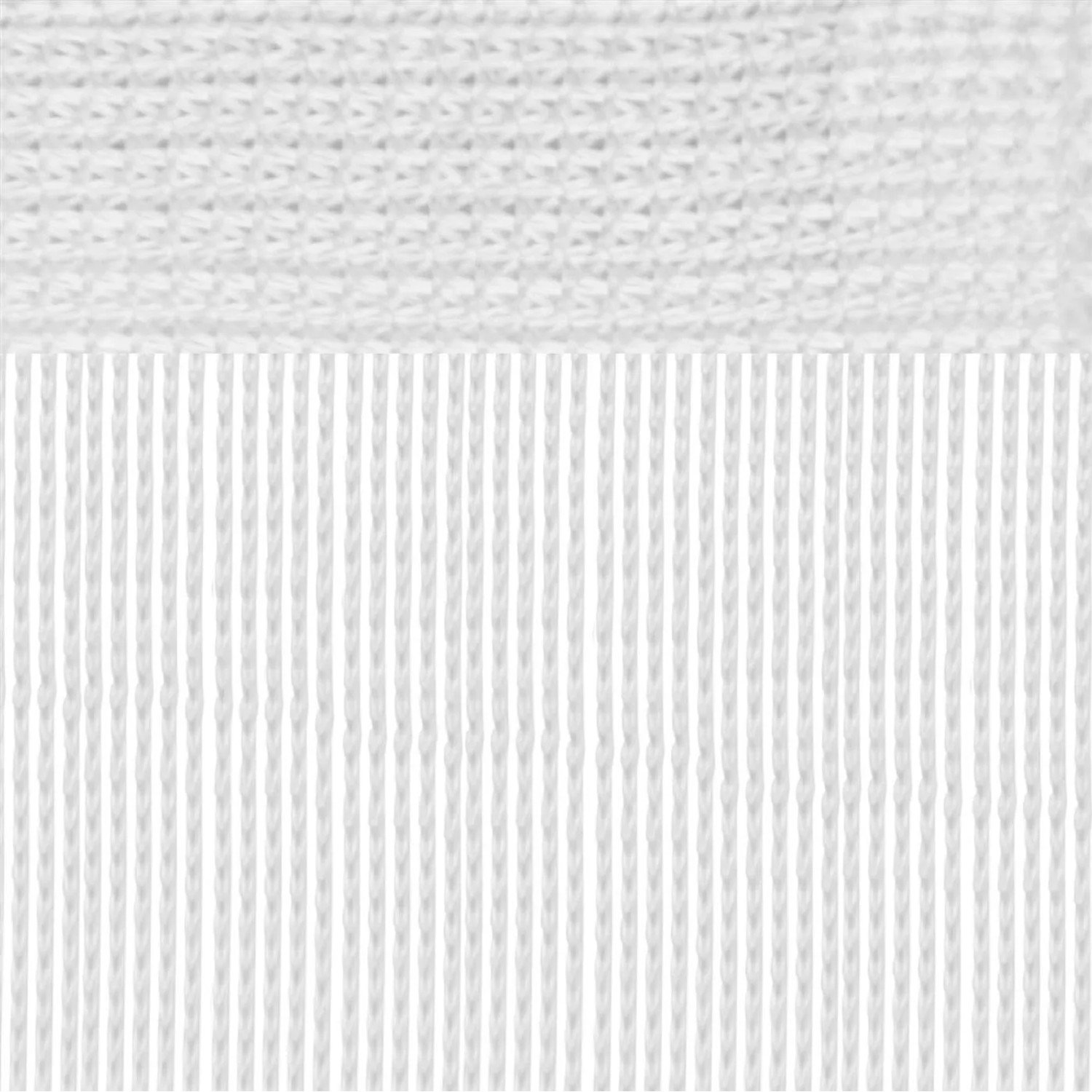 Arsvita Fadengardine mit Stangendurchzug Bistro 150 cm x 60 cm Weiß