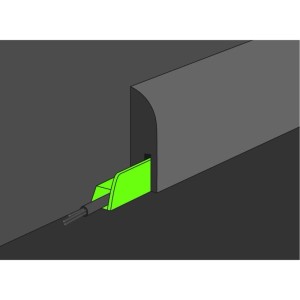 Parador 24 Sockelleisten-Clips für SL 2 Dübel Schrauben