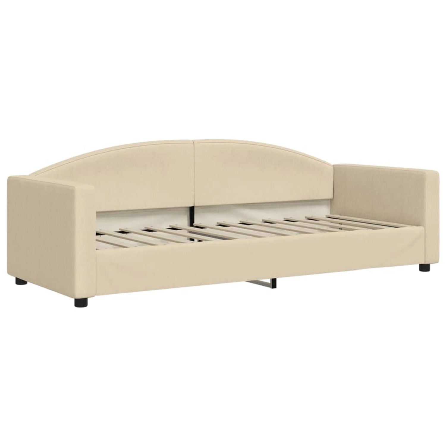 Thumbnail - vidaXL Tagesbett Creme 80x200 cm Stoff1842586