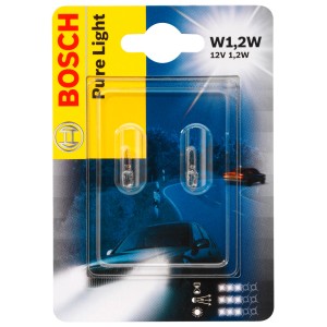 Bosch GLL Pure Light 1,2W, Autoelektrik für Anzeigenbeleuchtung im Set