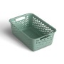 Grüner ProHome Aufbewahrungskorb (5L) aus Kunststoff, ideal für Badaccessoires und mehr.