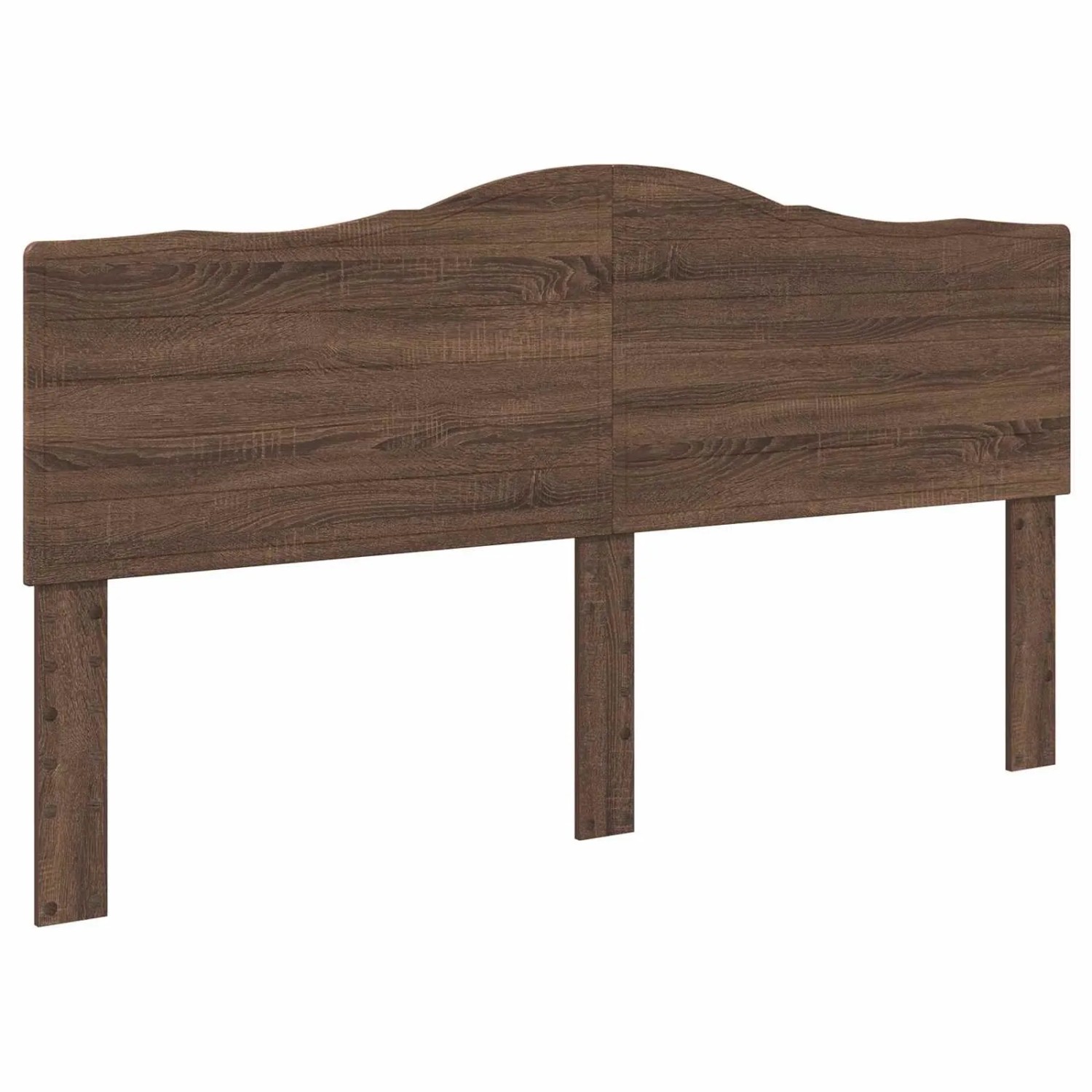 vidaXL Kopfteil mit Kopfteil Braun Eichen-Optik 200 cm Holzwerkstoff 887964