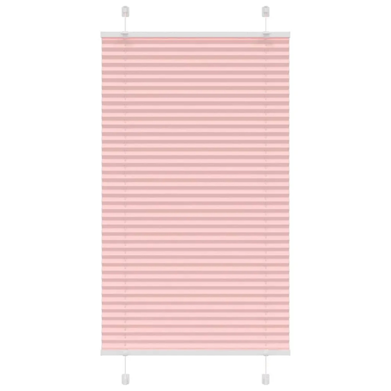 vidaXL Plissee Rosa 75x100 cm Stoffbreite 74,4 cm Polyester 4015427 günstig online kaufen