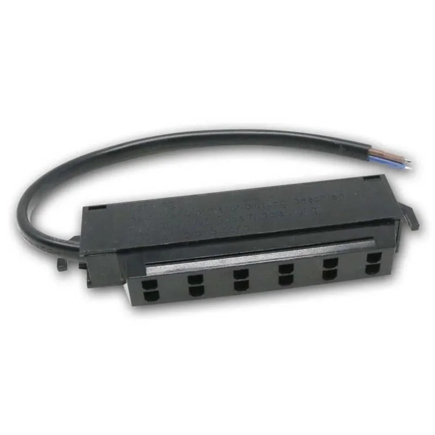 world-trading-net Niedervolt AMP Adapter 6-fach Verteiler Schwarz