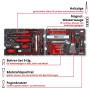 Einhell Werkzeugkoffer Renovierung E-Case, 78-teiliges Werkzeug-Set mit Bohrern, Zangen, Hammer, Wasserwaage u.a.
