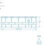 Technische Zeichnung Bestway Stahlrahmenpool Steel Pro Max, Ø 427x107 cm, Abmessungen und Füllmenge.
