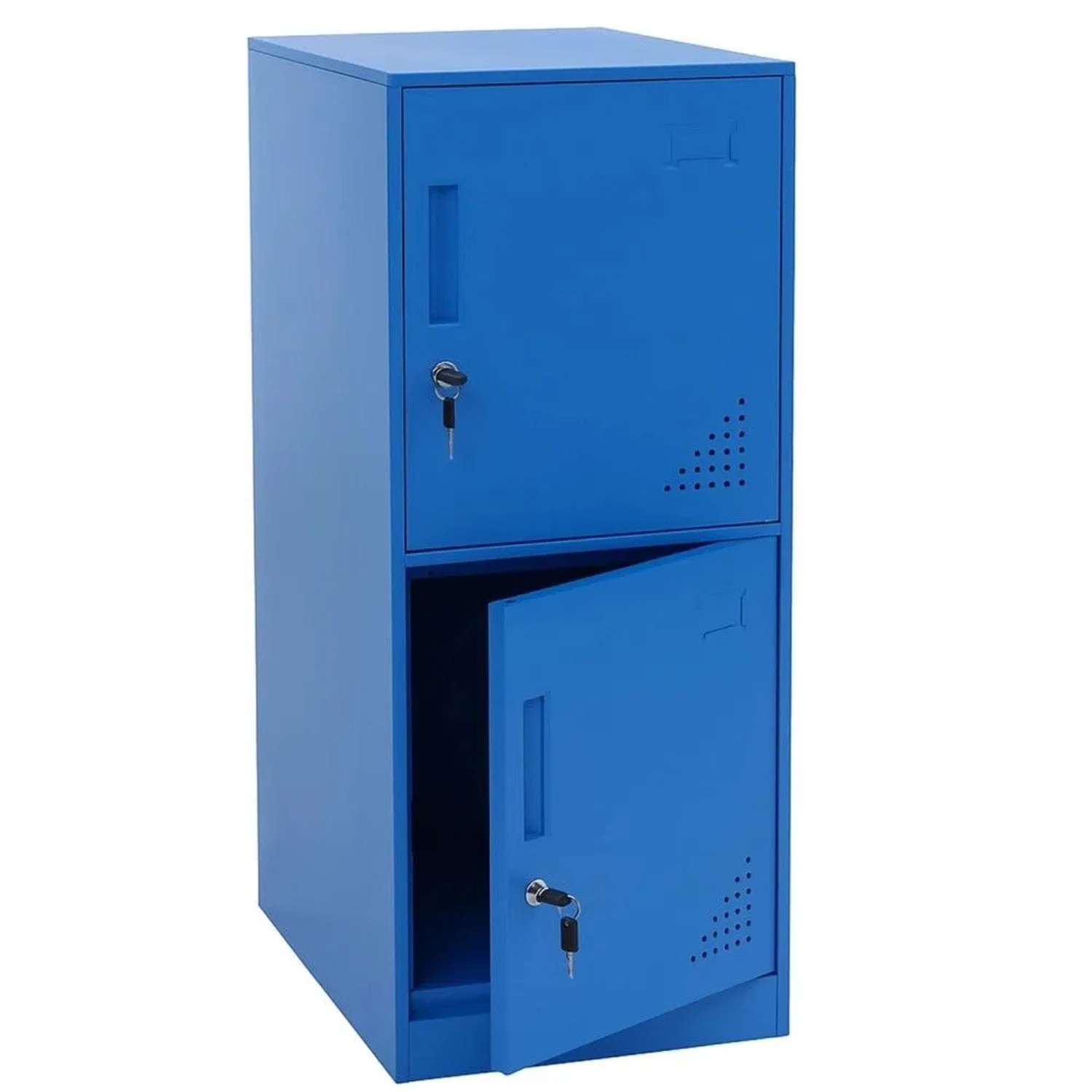MCW Spind P63 Blau 2 Türen