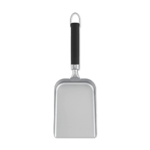 Weber Schaufel aus Edelstahl für Plancha-Grills mit ergonomischem Griff.
