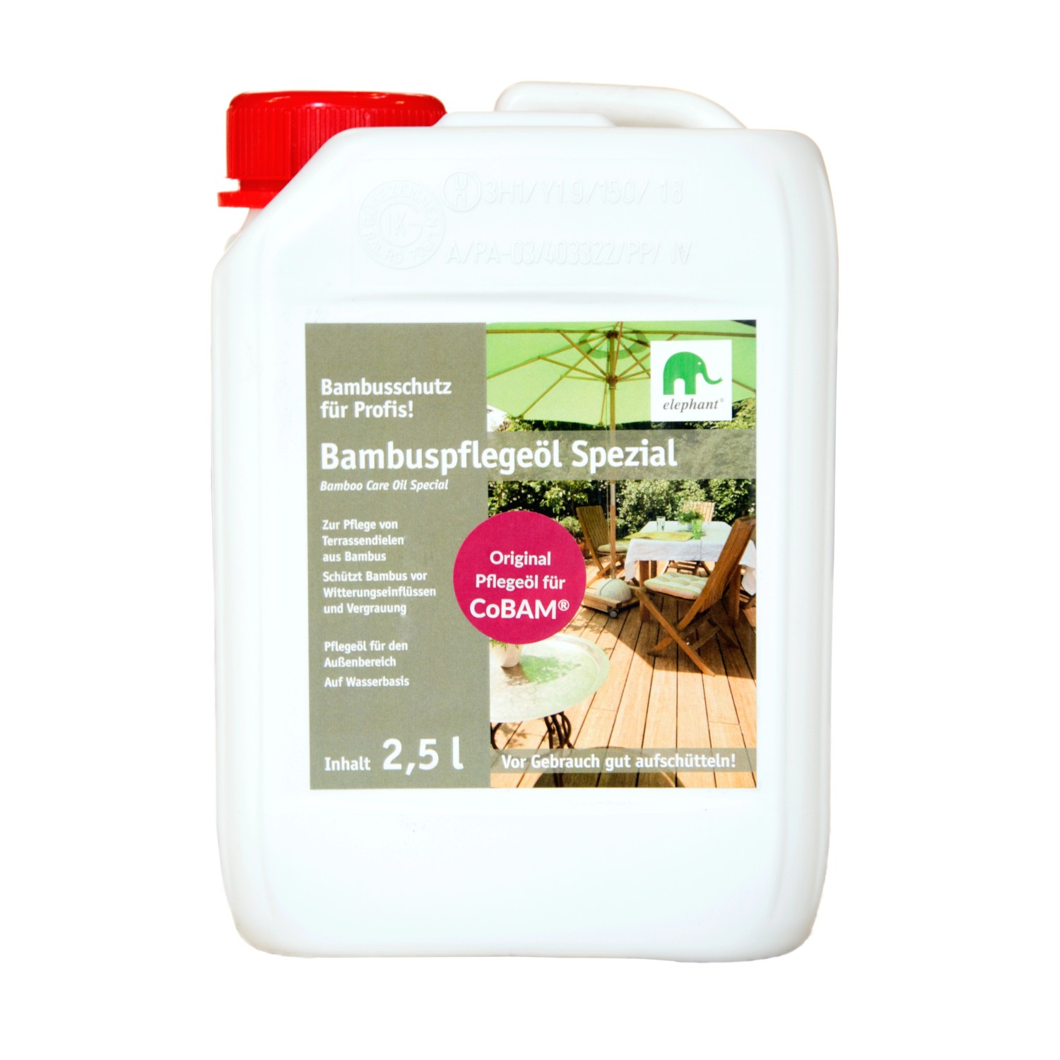 Bambus Pflegeöl Spezial 2,5 l