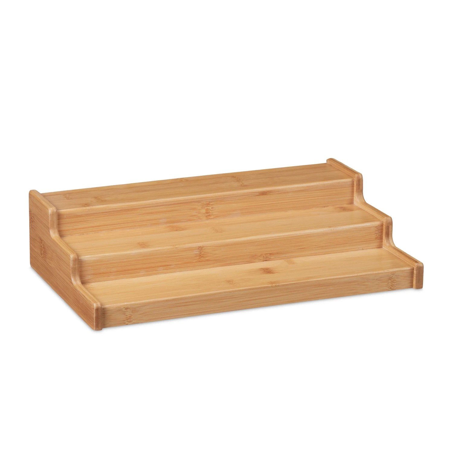 Relaxdays Gewürzregal Bambus Natur Stehend 9 cm x 38 cm x 22 cm 0,6 kg