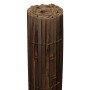 Gerollter Sol Royal SolVision B55 Sichtschutzzaun aus braunem Bambus, mit Draht stabilisiert. Ideal für Garten & Balkon.
