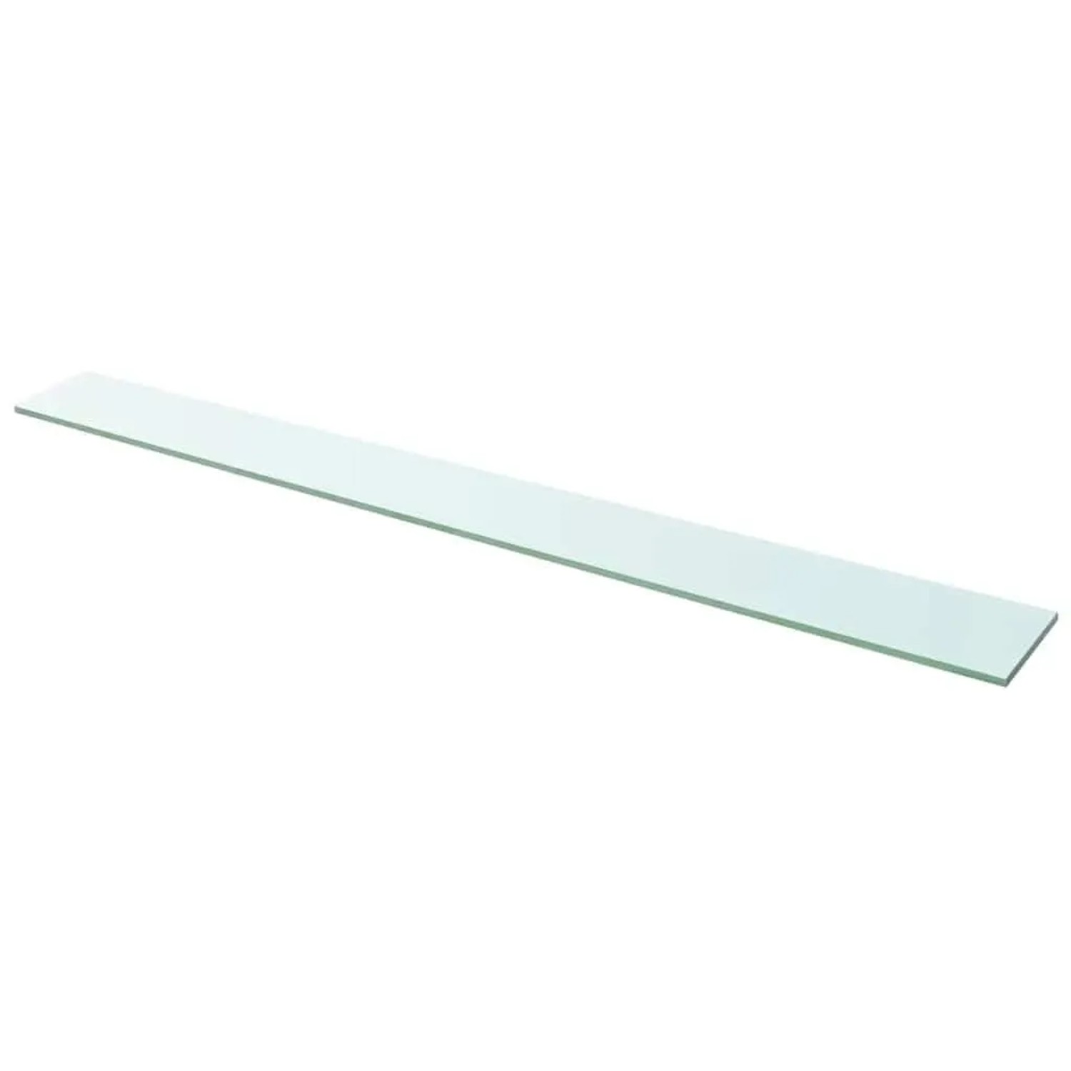 vidaXL Regalboden Glas Transparent 110x12 cm 243847