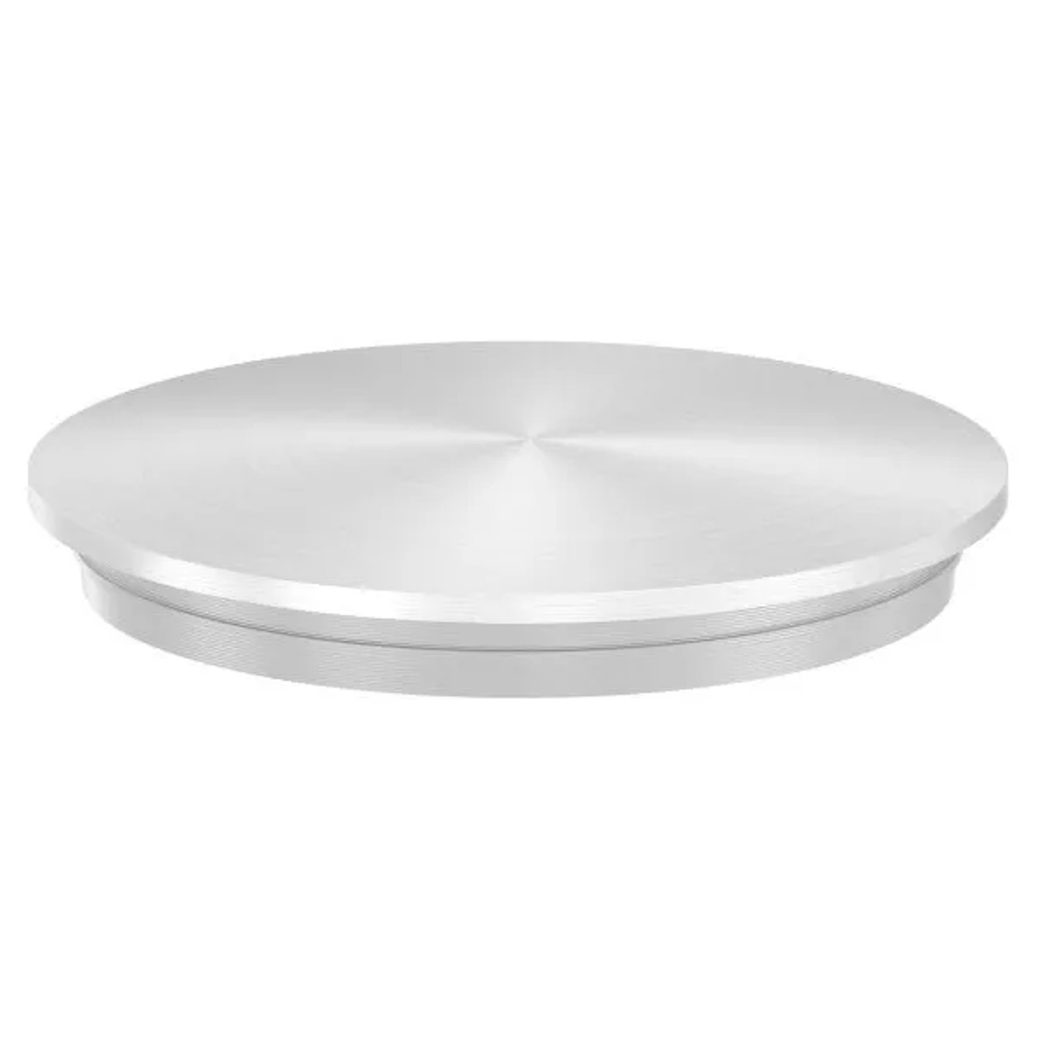 FeNau Einsteckkappe V2A Edelstahl Für Rohr Ø 48,3 mm Wandstärke 2,5 mm Gewölbt Zum Einschlagen