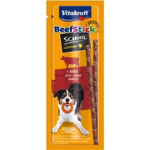Vitakraft Beef Stick School Rind, 10er Pack. Hunde-Kaustick mit Rind für Belohnung und Training.