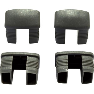 Fußkappen für Bonlee Klappsessel, 4er-Set, aus Kunststoff.
